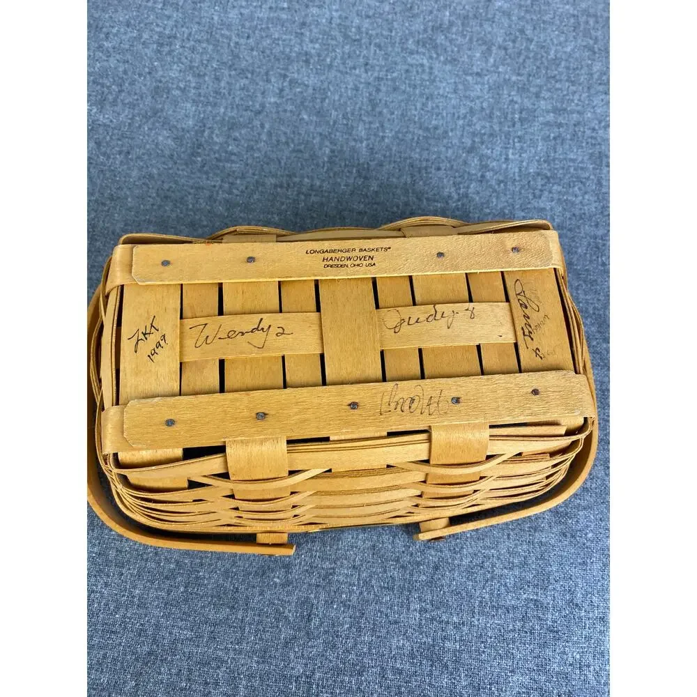 Longaberger 2000 Homestead Woven Memories Basket HANDWOVEN VINTAGE COLLECTIBLE